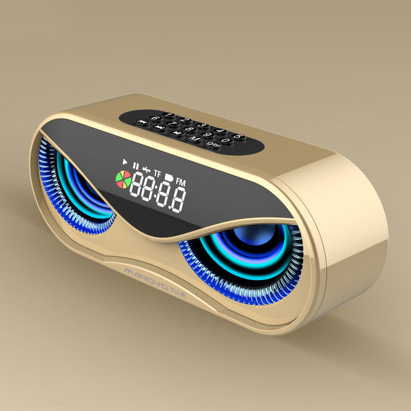 Colorful Bluetooth Speaker with Dual Speakers.