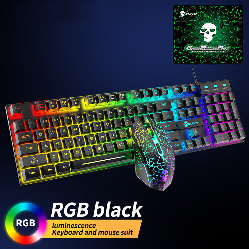 Kuiying T6RGB RGB Keyboard and Mouse Set.