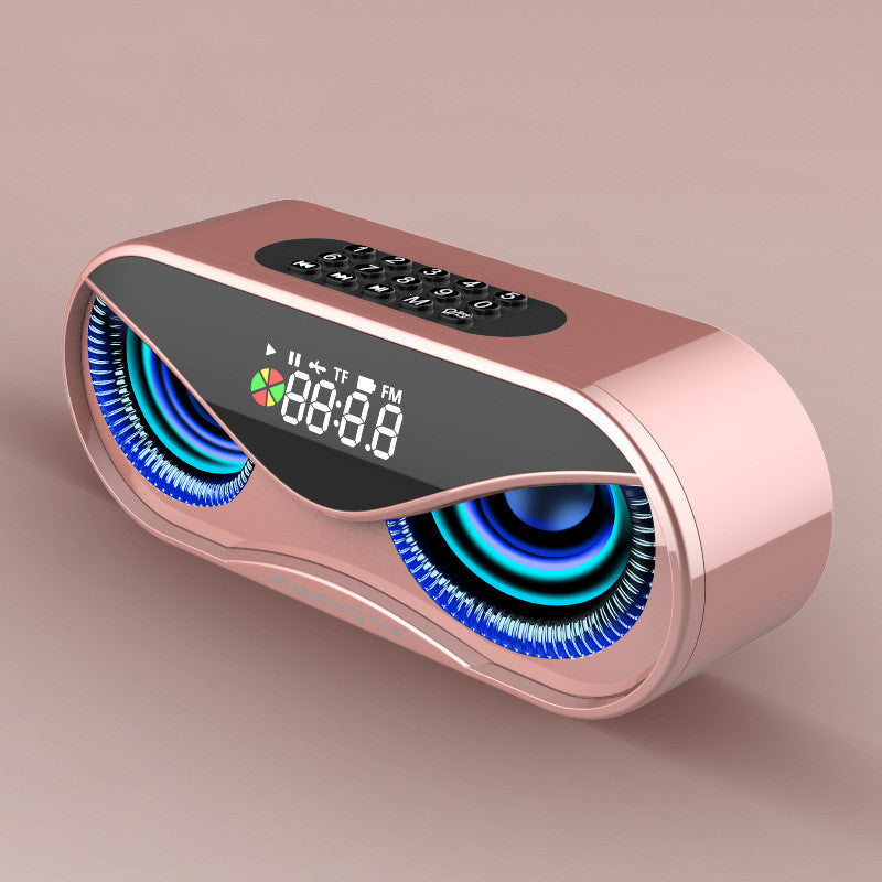 Colorful Bluetooth Speaker with Dual Speakers.