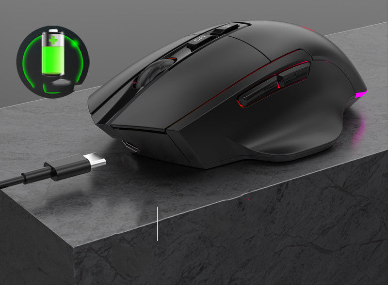 Rechargeable Wireless RGB Gaming Mouse.