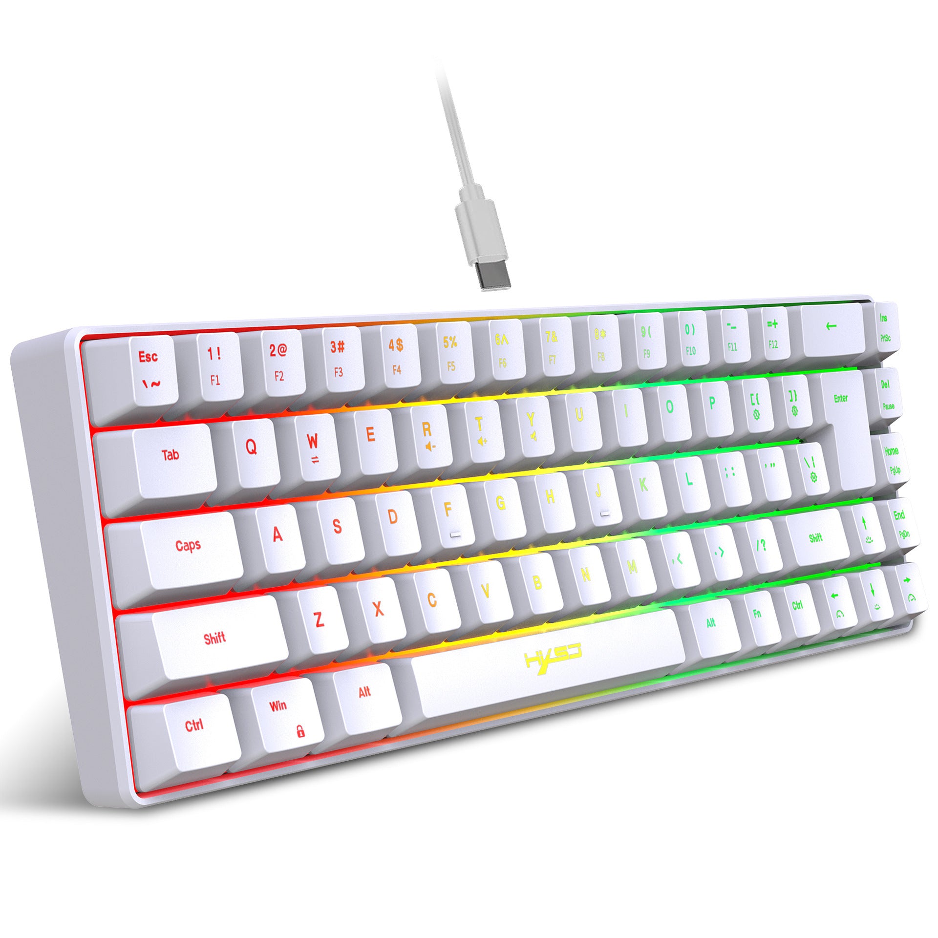 Mechanical-Feel Membrane Gaming Keyboard.