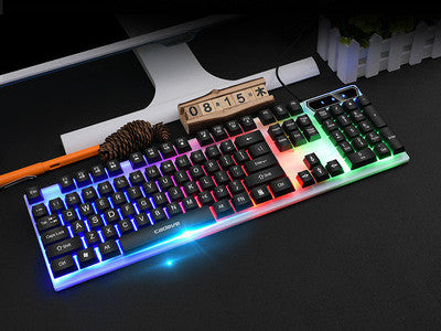 Colorful Backlit USB Wired Gaming Keyboard.