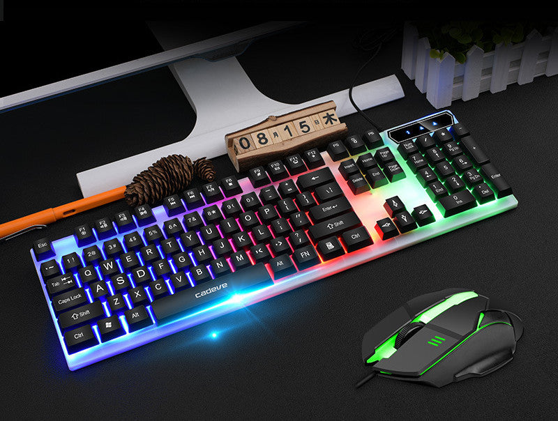 Colorful Backlit USB Wired Gaming Keyboard.